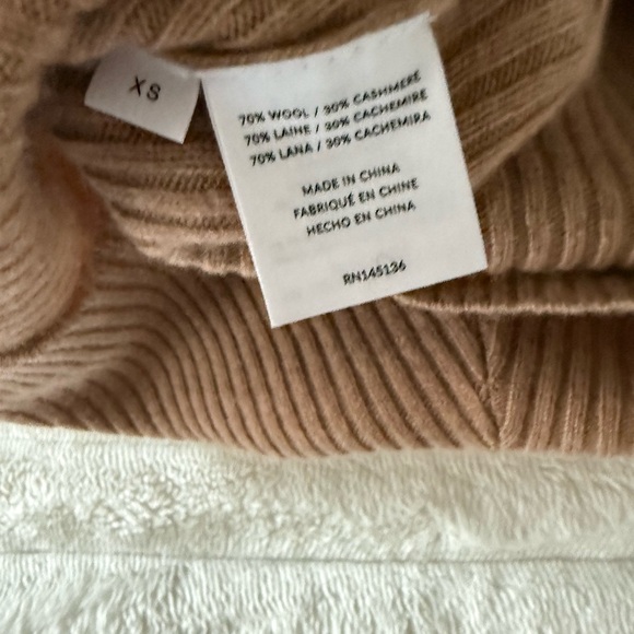 One-Shoulder Ribbed Knit Sweater - Picture 6 of 7